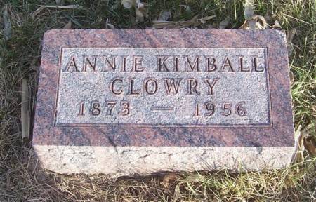 Annie Kimball Clowry 1973 - 1956