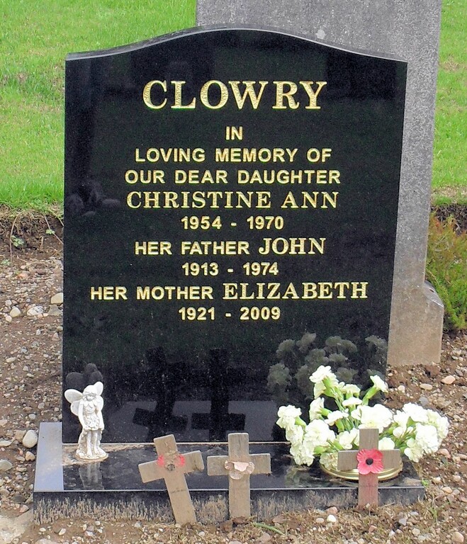 Christine Ann, John, Elizabeth Clowry