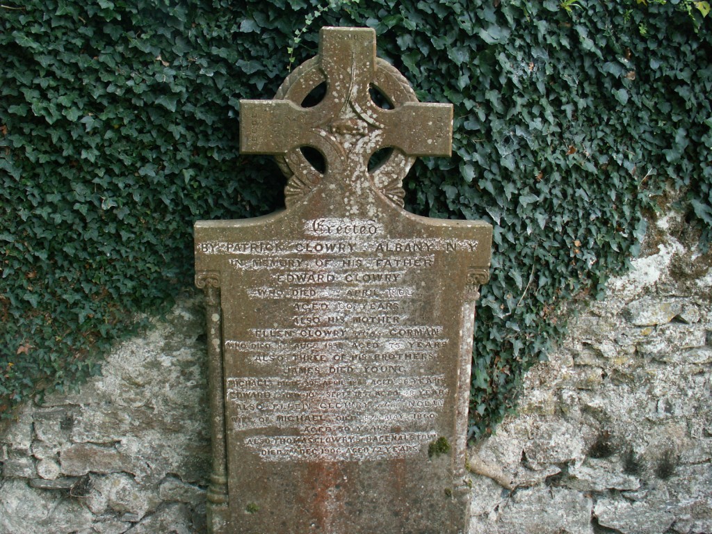 Edward Clowry / Ellen Gorman & Family - Myshall RC Graveyard, Carlow